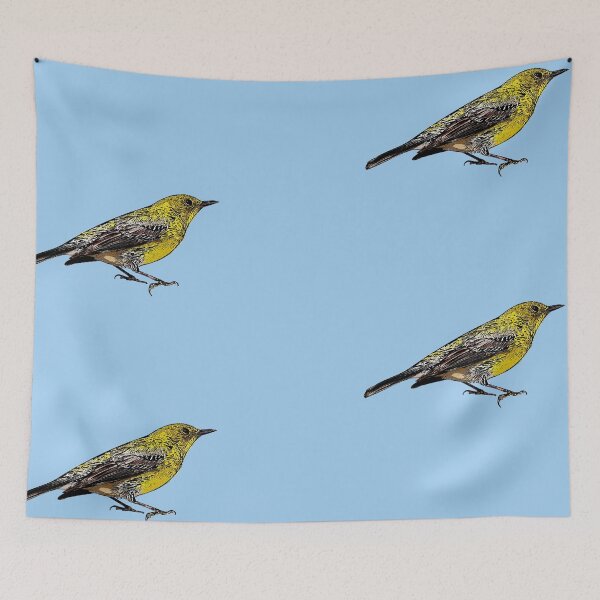 Item preview, The Pine Warbler Black Alternate Design  designed and sold by designsasstultd.