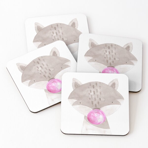 Item preview, FOX Chiclet in watercolor designed and sold by GinColorist.