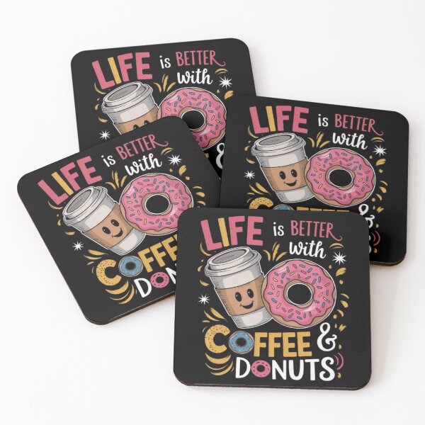 Item preview, Life is Better with Coffee & Donuts - Coffee Lover’s Dream designed and sold by love3617.