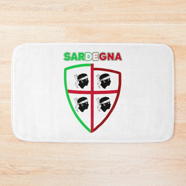 Item preview, Sardegna - Sardinia flag - 4 mori shield with Italy Flag designed and sold by miskaralise.