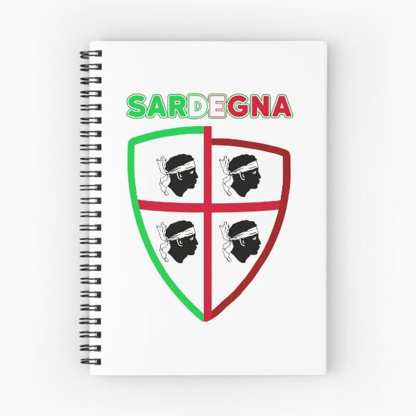 Item preview, Sardegna - Sardinia flag - 4 mori shield with Italy Flag designed and sold by miskaralise.