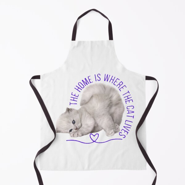 Item preview, home is where the cat lives designed and sold by PrintFusion57.
