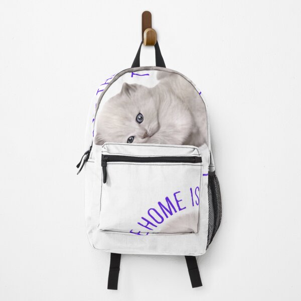 Item preview, home is where the cat lives designed and sold by PrintFusion57.