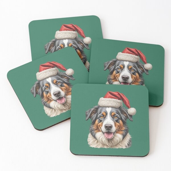 Item preview, Christmas Border Collie dog designed and sold by Purr95.