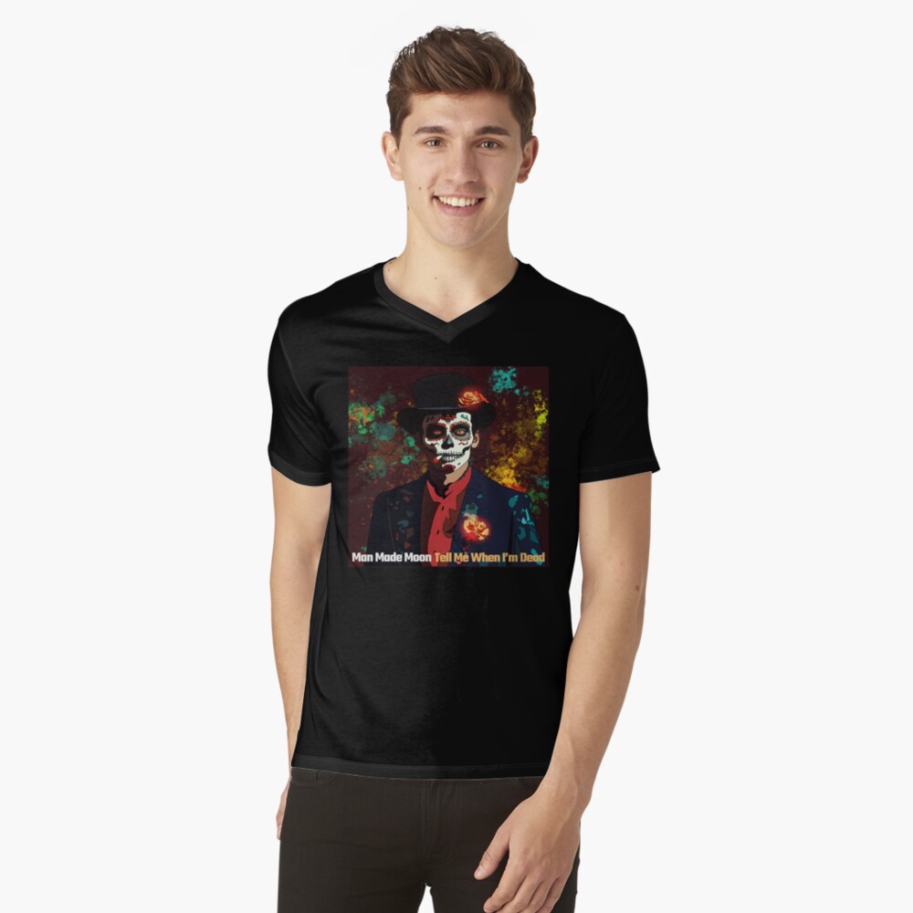 Item preview, V-Neck T-Shirt designed and sold by ManMadeMoon.