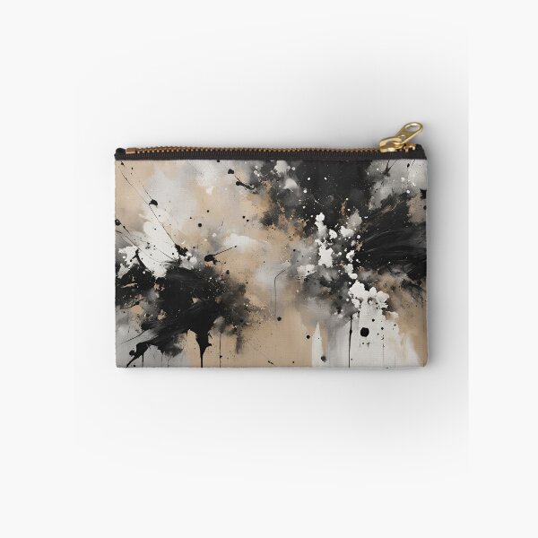 Item preview, Beige with Black and White Paint Splatter designed and sold by Have Mercy.