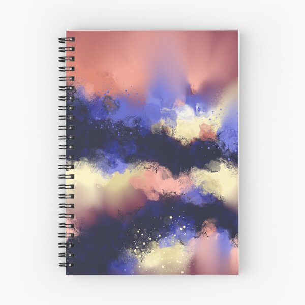 Item preview, Mysterious Ways - Blue Purple Pink Yellow Abstract designed and sold by Joey Santiago.