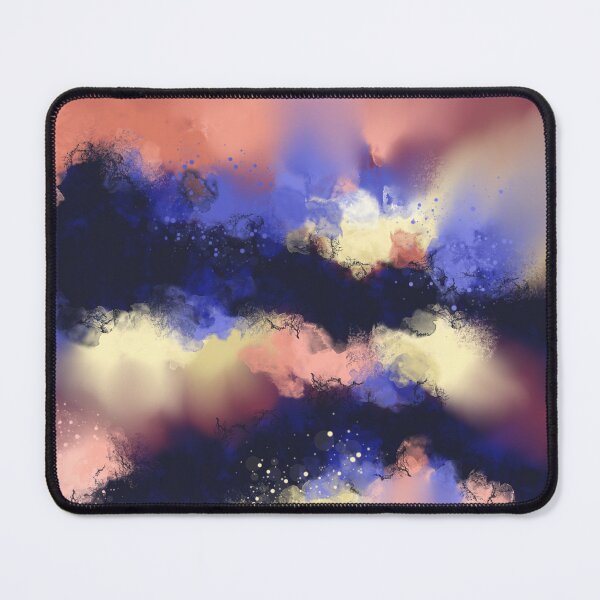 Item preview, Mysterious Ways - Blue Purple Pink Yellow Abstract designed and sold by Joey Santiago.