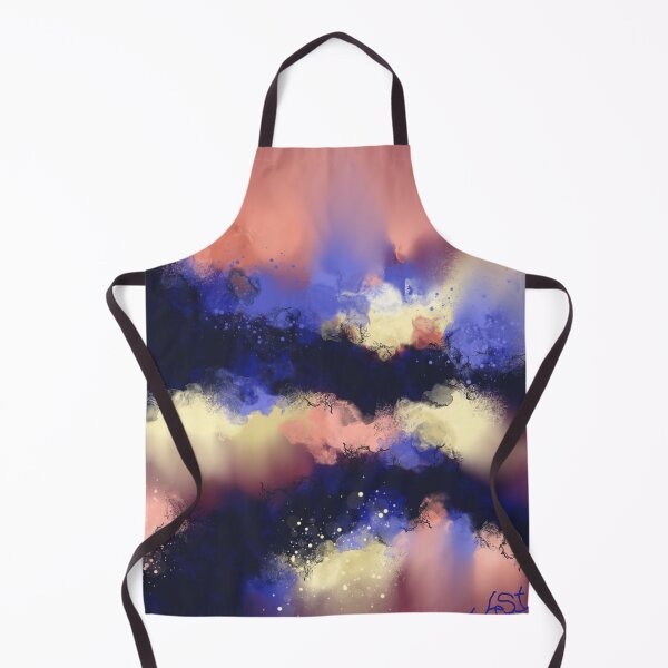 Item preview, Mysterious Ways - Blue Purple Pink Yellow Abstract designed and sold by Joey Santiago.