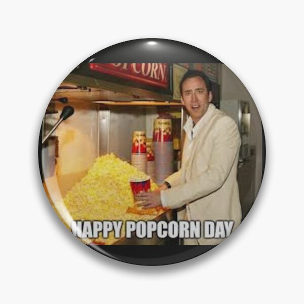 Item preview, Nicolas Cage popcorn - Popcorn Meme - Perfect for Movie Lovers and Snack Enthusiasts designed and sold by Earth Nature Creations.