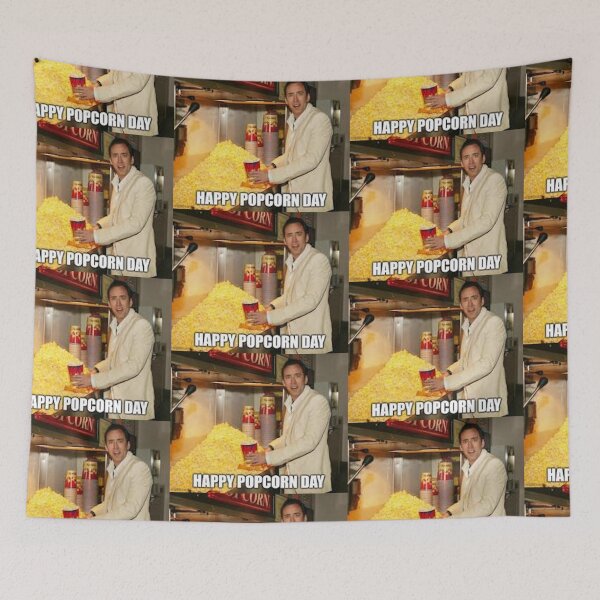 Item preview, Nicolas Cage popcorn - Popcorn Meme - Perfect for Movie Lovers and Snack Enthusiasts designed and sold by Earth Nature Creations.