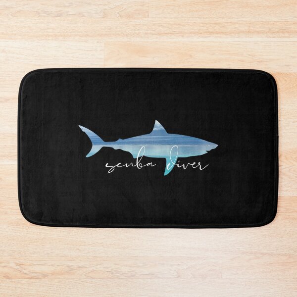 Item preview, Shark with ocean image, scuba diver, all profit supports ocean conservation  designed and sold by seekingclarity.