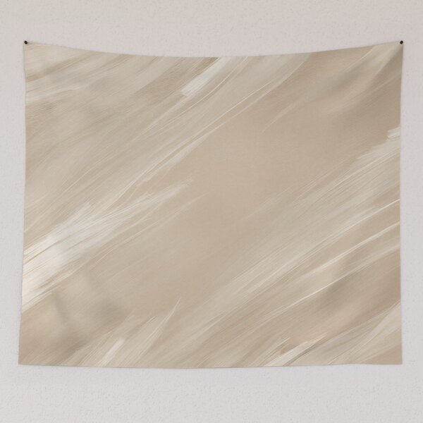 Item preview, Beige Canvas with Imperfect White Brush Strokes designed and sold by Have Mercy.