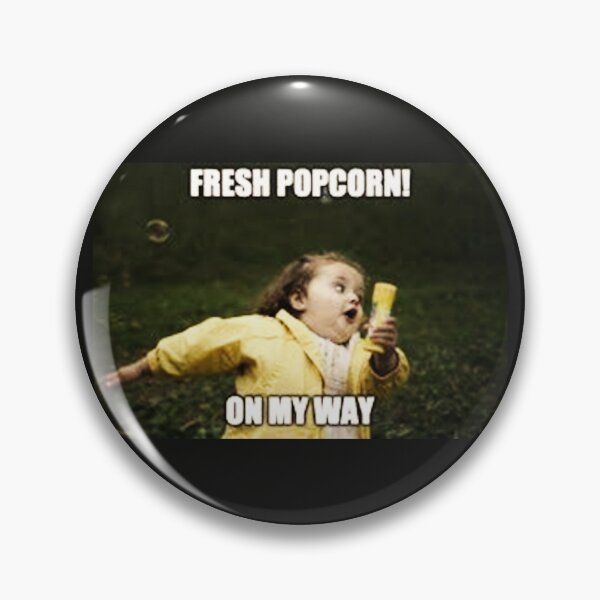 Item preview, Fresh popcorn - Popcorn Meme - Perfect for Movie Lovers and Snack Enthusiasts designed and sold by Earth Nature Creations.