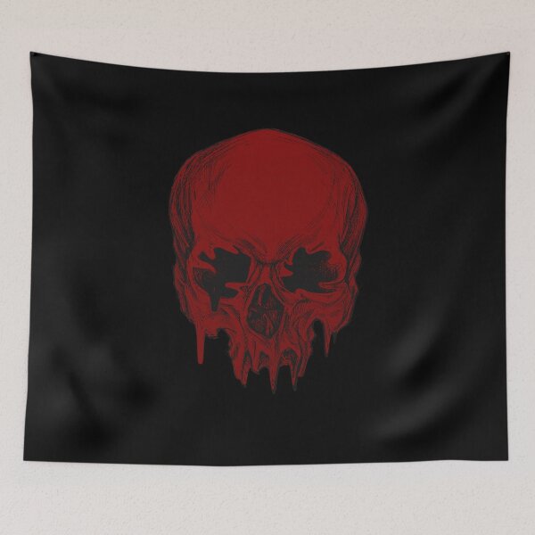 Item preview, Red skull drawing designed and sold by pracovniakejzi.