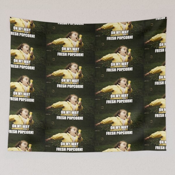 Item preview, Fresh popcorn - Popcorn Meme - Perfect for Movie Lovers and Snack Enthusiasts designed and sold by Earth Nature Creations.