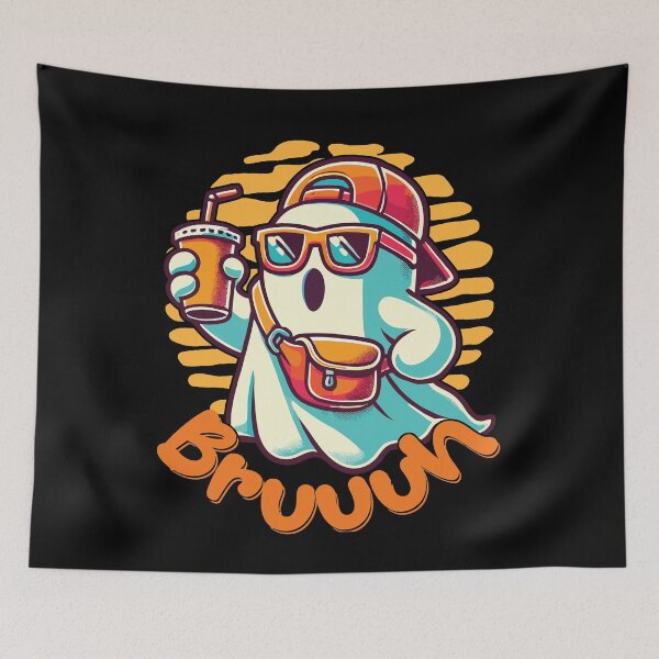 Item preview, Bruh Ghost Funny Spooky Season Costume designed and sold by LuminOrb.