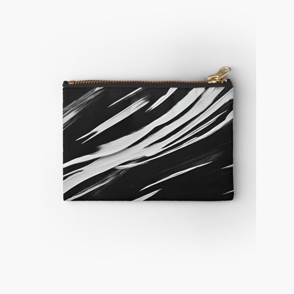 Item preview, Imperfect White Brush Strokes on Matte Black designed and sold by Have Mercy.