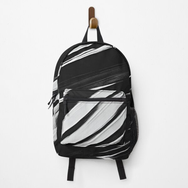 Item preview, Imperfect White Brush Strokes on Matte Black designed and sold by Have Mercy.