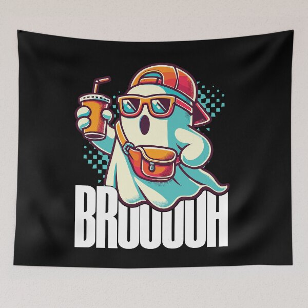 Item preview, Bruh Ghost Funny Spooky Season Costume designed and sold by LuminOrb.