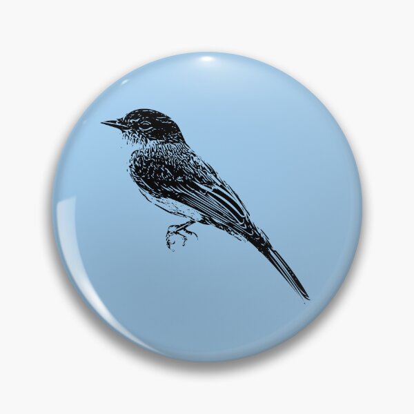 Item preview, Eastern Phoebe Black Design  designed and sold by designsasstultd.