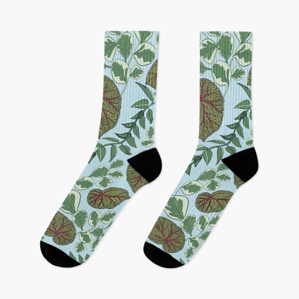 Item preview, Temple of the Houseplant - Cascade of Leaves Diagonal Stripes  designed and sold by Vibezgarden.