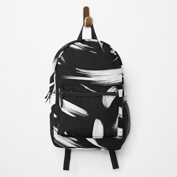 Item preview, Imperfect White Brush Strokes on Matte Black designed and sold by Have Mercy.