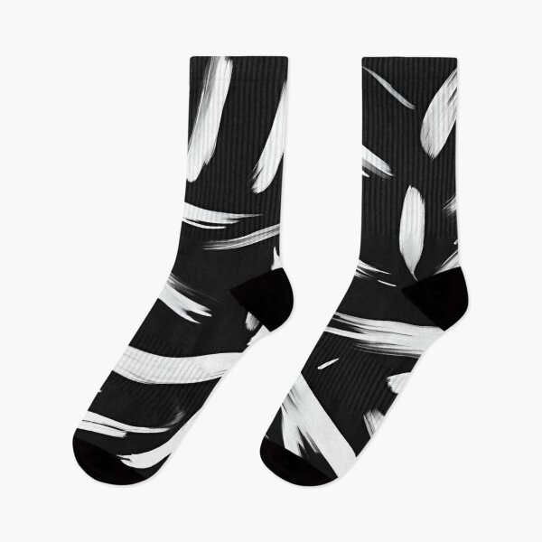 Item preview, Imperfect White Brush Strokes on Matte Black designed and sold by Have Mercy.