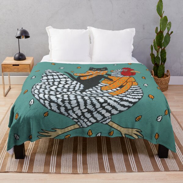 Item preview, Autumn Chicken Ride Cat designed and sold by KilkennyCat Art.
