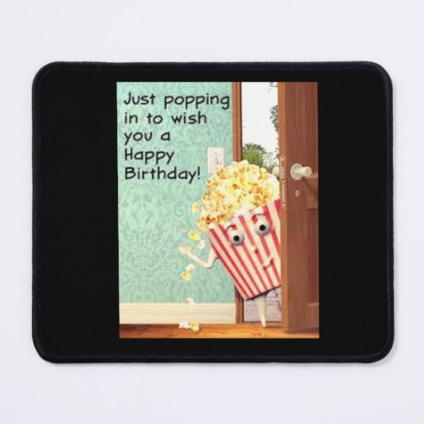 Item preview, Happy Birthday popcorn - Popcorn Meme - Perfect for Movie Lovers and Snack Enthusiasts designed and sold by Earth Nature Creations.