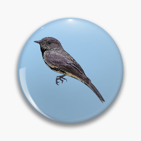 Item preview, Eastern Phoebe Black Alternate Design  designed and sold by designsasstultd.