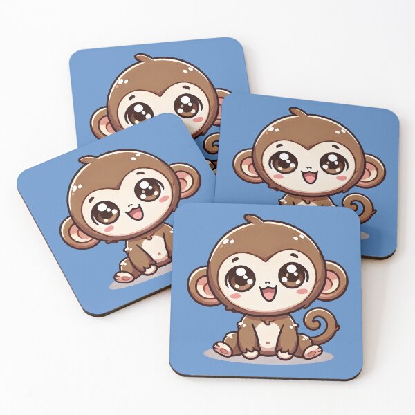 Item preview, Kawaii Monkey designed and sold by ShibariZone.