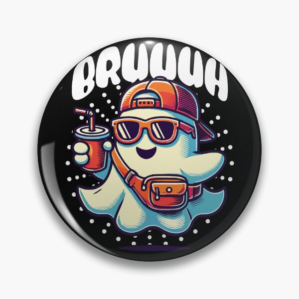 Item preview, Funny Ghost Bruh Halloween Spooky Season designed and sold by LuminOrb.