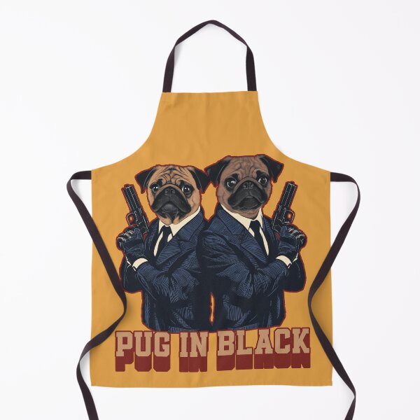 Item preview, Pug in Black, Funny Mashup designed and sold by Quirkmoji.