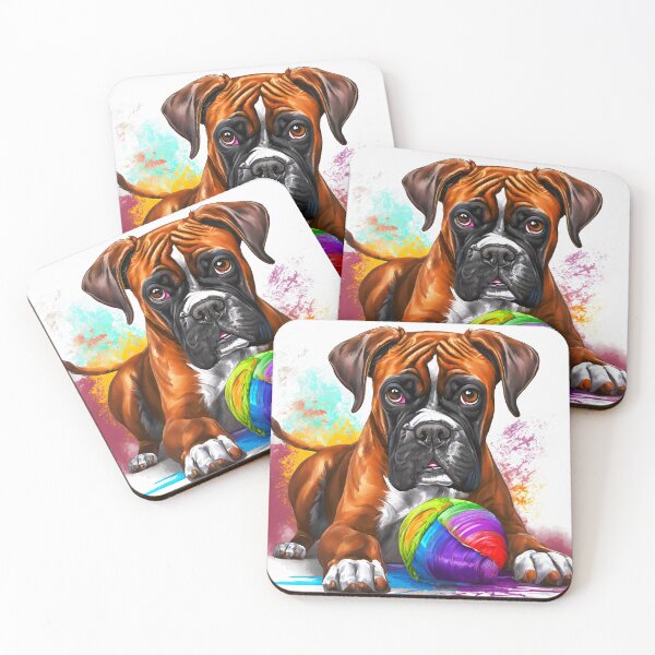 Item preview, Playful Boxer Pup designed and sold by Nomadic Spirit Studios.