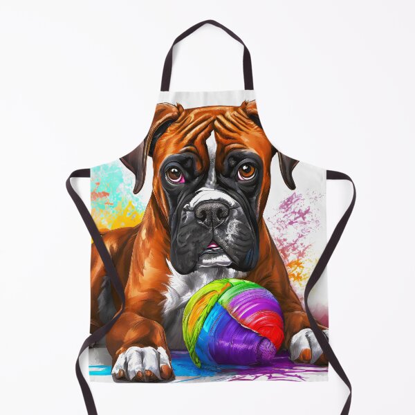 Item preview, Playful Boxer Pup designed and sold by Nomadic Spirit Studios.