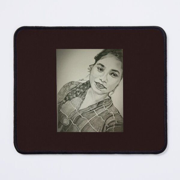 Item preview, Sweet Girl Pencil Sketch designed and sold by ArtUniverse2050.