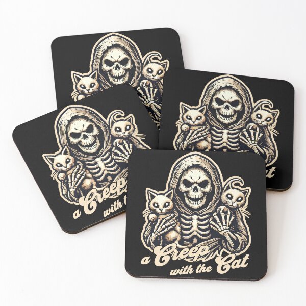 Item preview, Halloween: A Creep with the Cat Vibe designed and sold by LuminOrb.