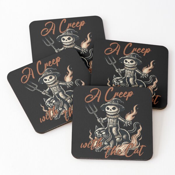 Item preview, A Creep With The Cat Halloween Magic designed and sold by LuminOrb.