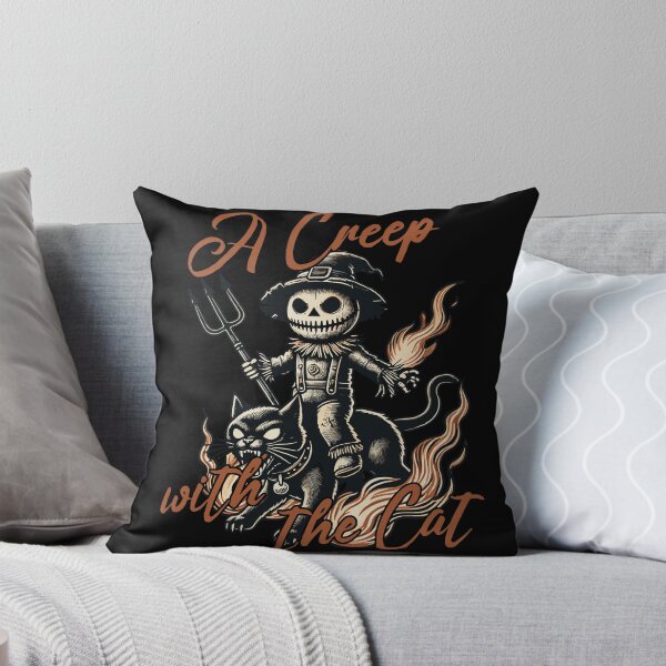 Item preview, A Creep With The Cat Halloween Magic designed and sold by LuminOrb.