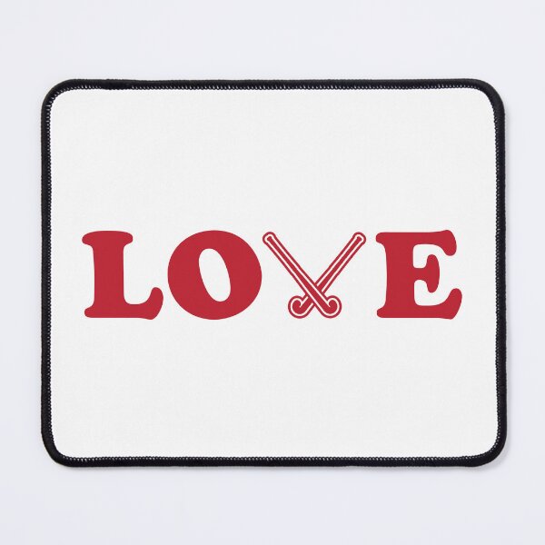 Item preview, I Love Field Hockey Red designed and sold by cmd-art.