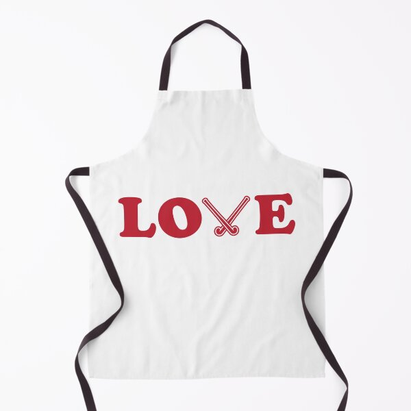 Item preview, I Love Field Hockey Red designed and sold by cmd-art.