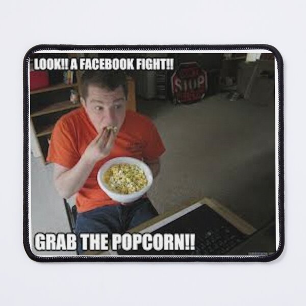 Item preview, Drama and popcorn - Popcorn Meme - Perfect for Movie Lovers and Snack Enthusiasts designed and sold by Earth Nature Creations.