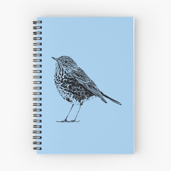 Item preview, Hermit Thrush Black Design  designed and sold by designsasstultd.