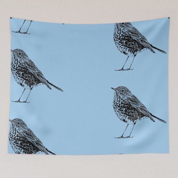 Item preview, Hermit Thrush Black Design designed and sold by designsasstultd.