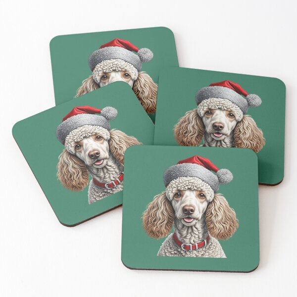Item preview, Christmas poodle dog designed and sold by Purr95.