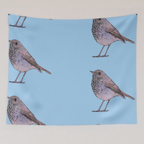 Item preview, Hermit Thrush Black Alternate Design designed and sold by designsasstultd.