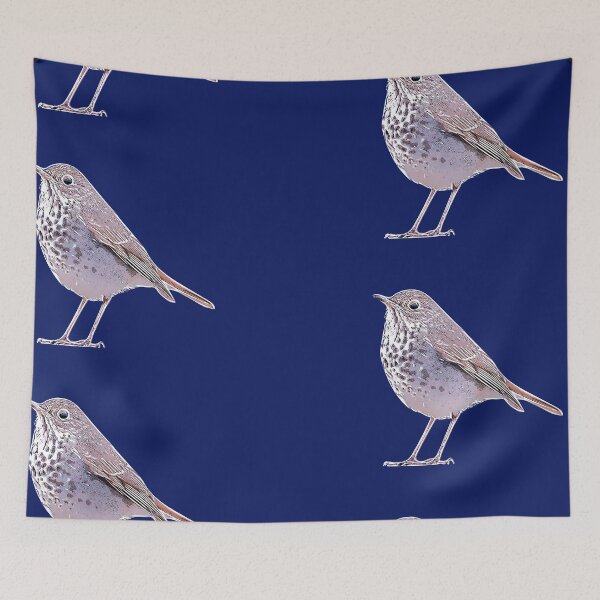 Item preview, Hermit Thrush White Alternate Design designed and sold by designsasstultd.