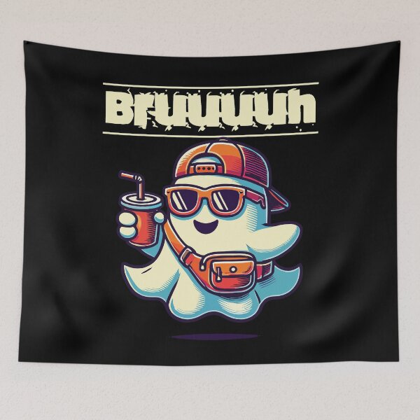 Item preview, Bruh Ghost Funny Spooky Season Costume designed and sold by LuminOrb.