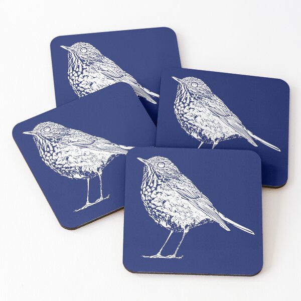 Item preview, Hermit Thrush White Design  designed and sold by designsasstultd.